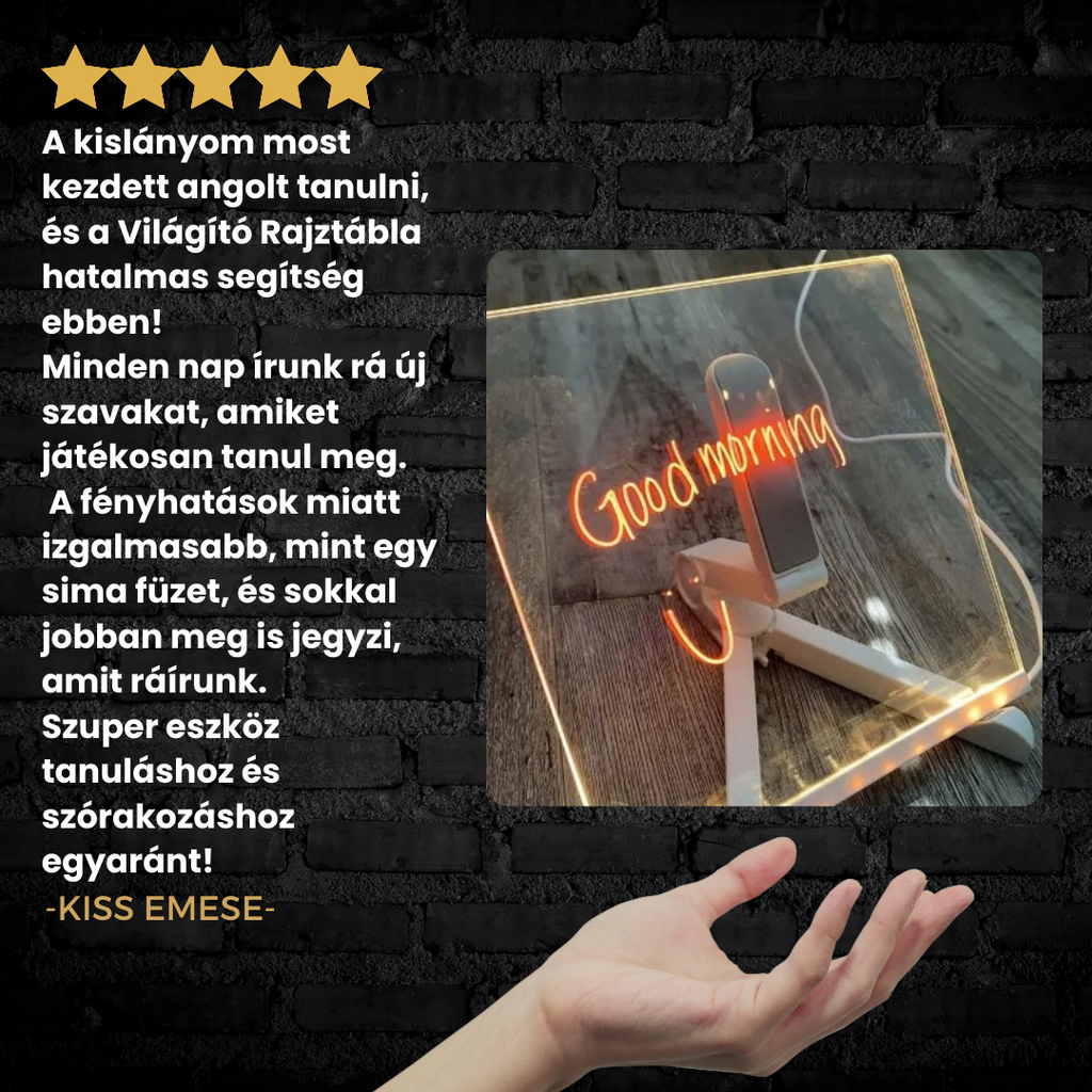 MeseFény Világítós Rajztábla